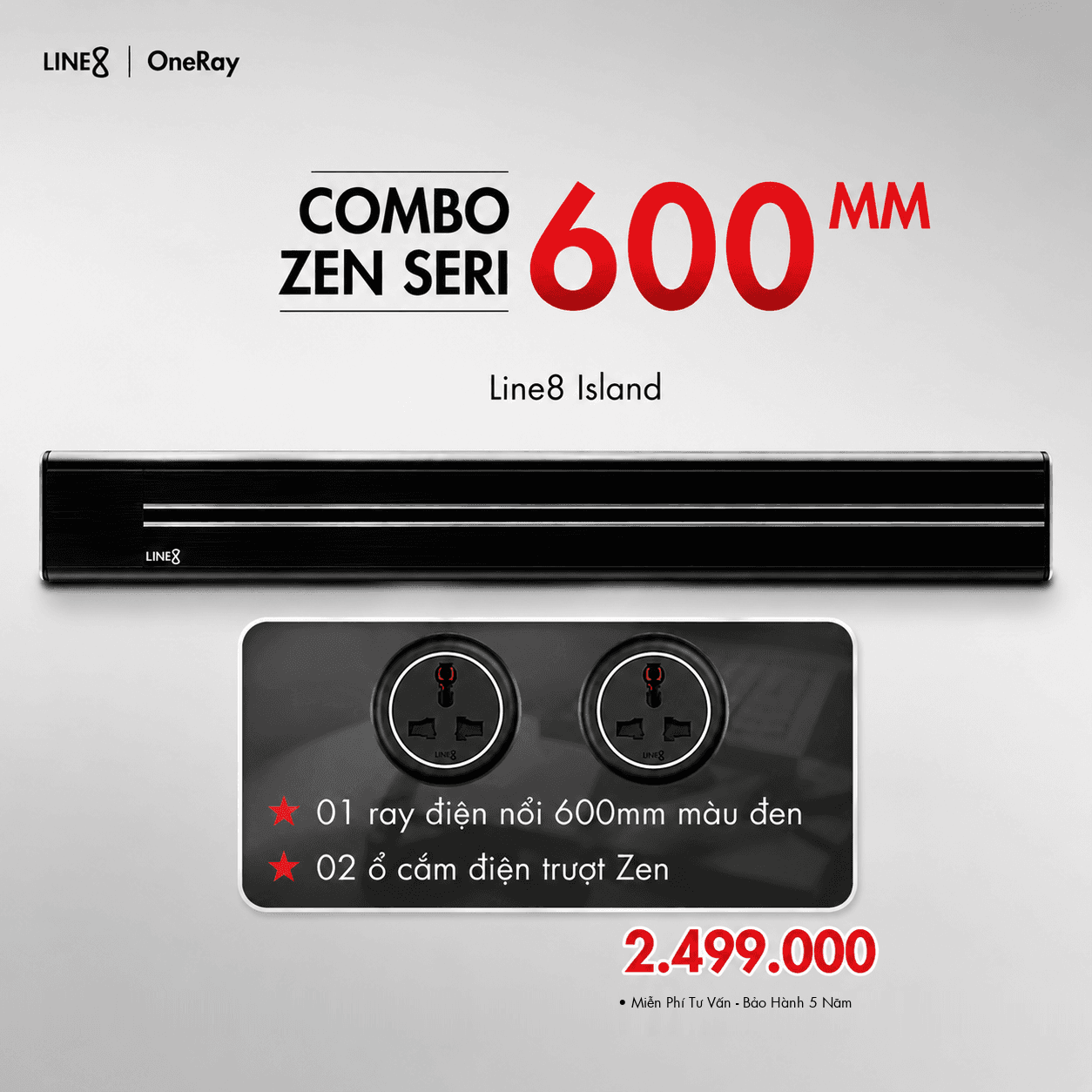 Combo Line8 Zen Series 600mm