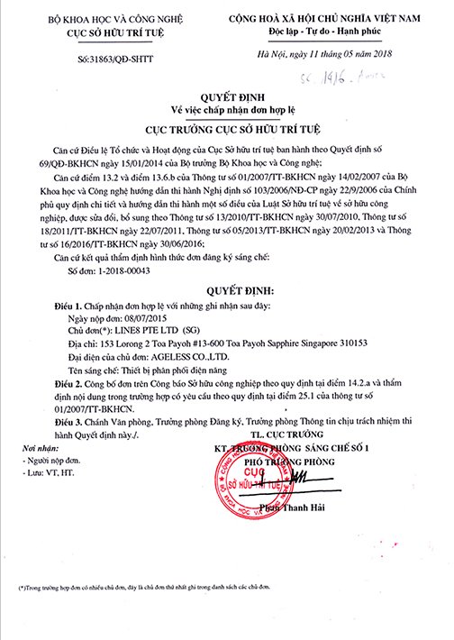 Vietnam Patent